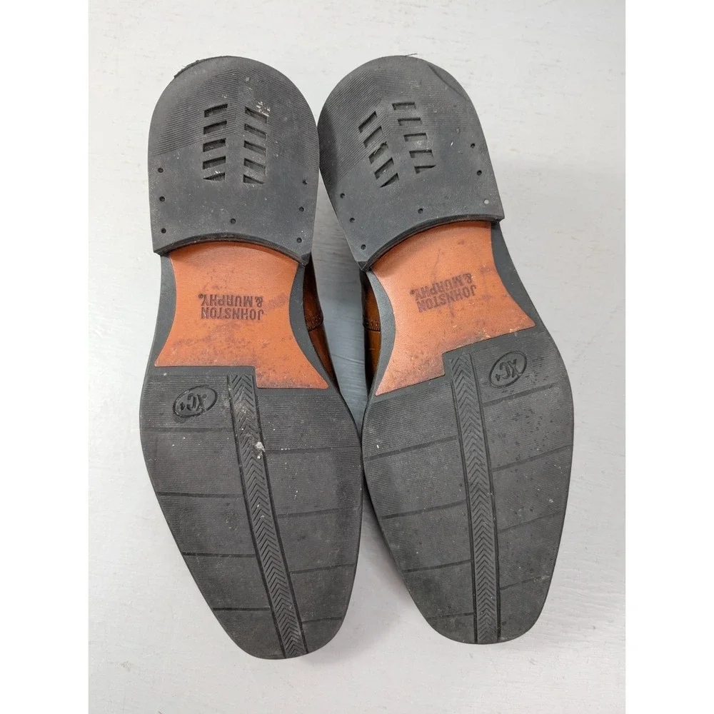 Johnston & Murphy Signature Series Loafers Men's 9.5‎ M Leather Made In Italy